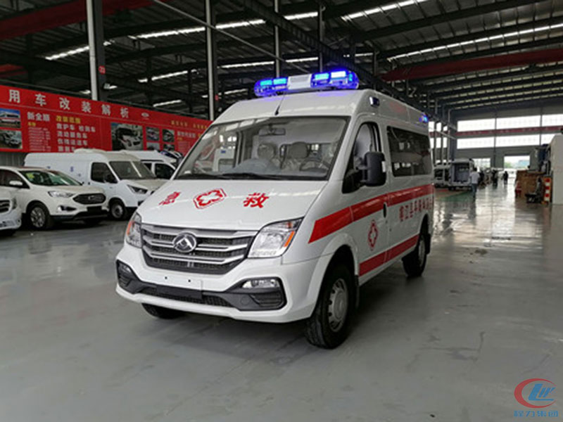 大通V80短軸中頂國六救護車