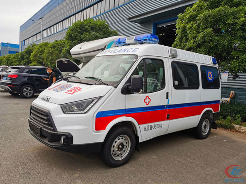 江鈴特順短軸中頂國六救護車(柴油版)