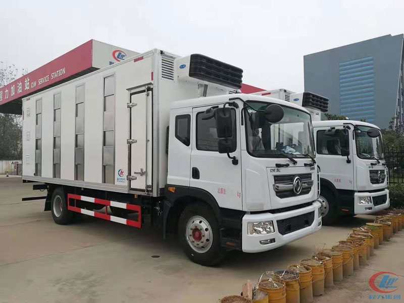 東風多利卡D9畜禽運輸車-D9七米運豬車
