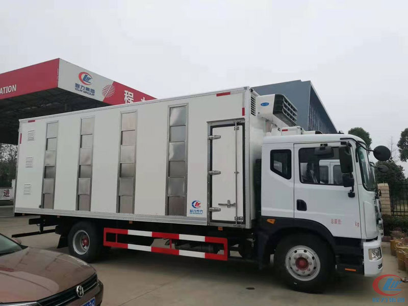 東風多利卡D9畜禽運輸車-D9七米運豬車