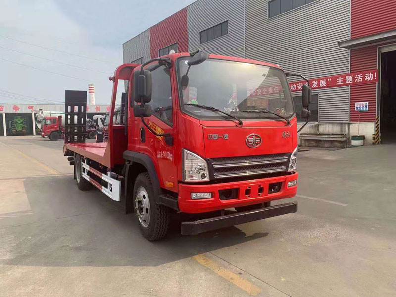 國六解放虎V平板運輸車