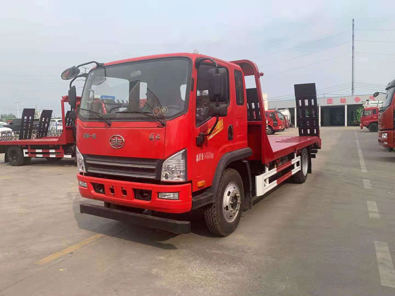 國六解放虎V平板運輸車