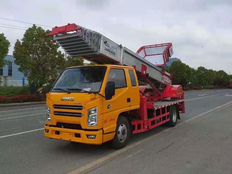 國六江鈴順達升級版36米高空云梯搬家車