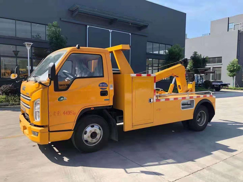 國六江鈴順達N600（寬體）拖吊連體清障車