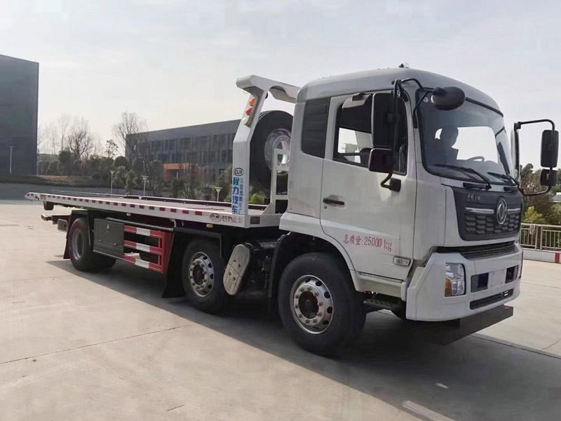 國六東風天錦小三軸一拖二清障車