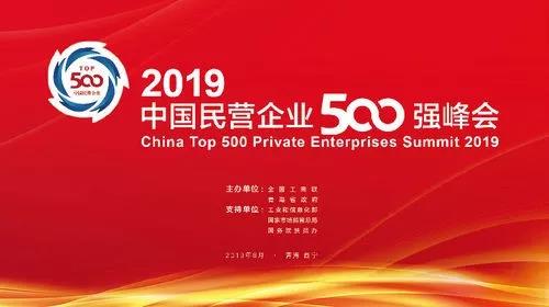 2019中國民營企業500強程力再創佳績