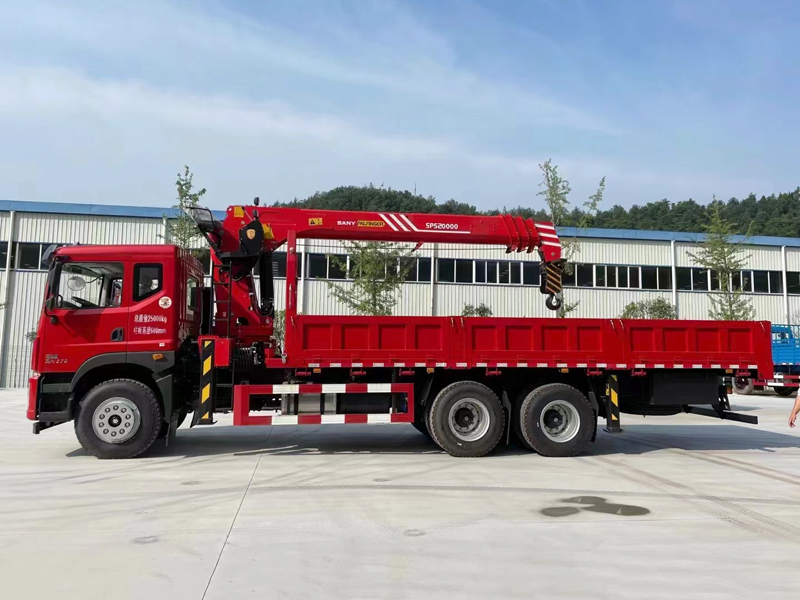 東風華神T5國六后雙橋隨車吊