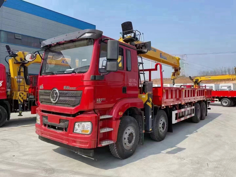 陜汽德龍國六14噸隨車吊