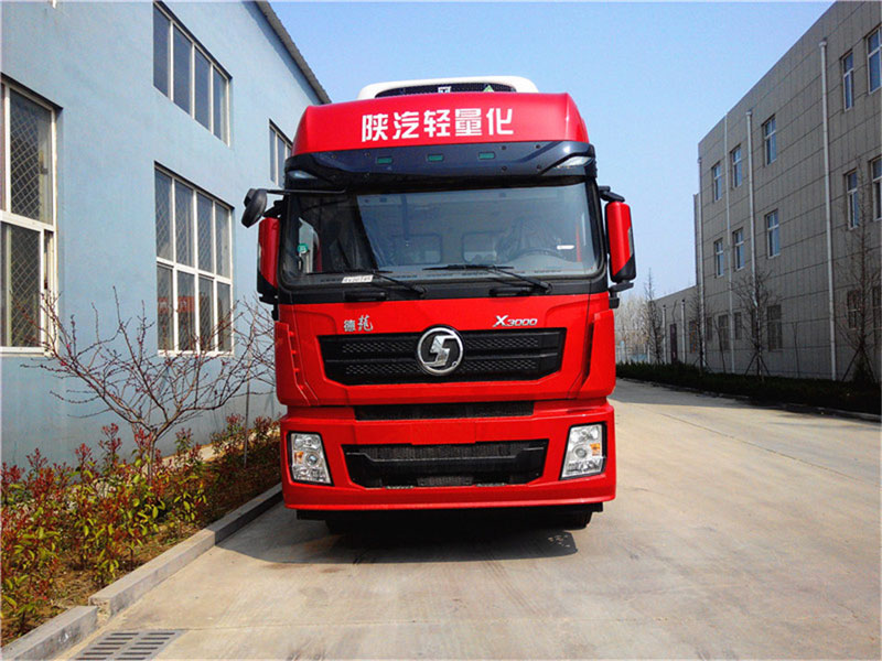 陜汽德龍X3000前四后八(氣囊)9米6冷藏車