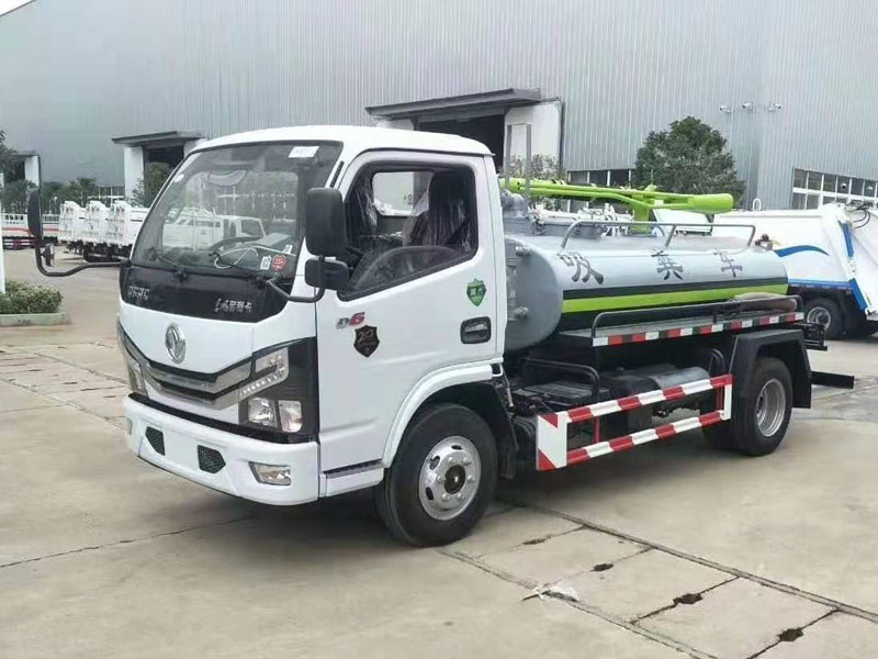 國六排放東風(fēng)多利卡藍(lán)牌2方吸糞車