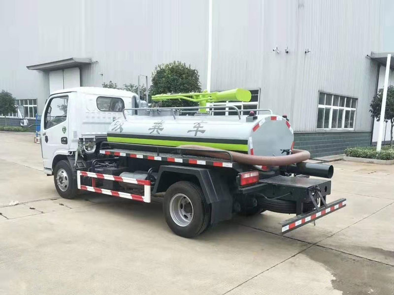 國六排放東風(fēng)多利卡藍(lán)牌2方吸糞車