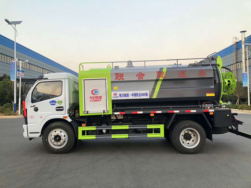 國六東風大多利卡聯和疏通車污罐7.7方 清水2.7方