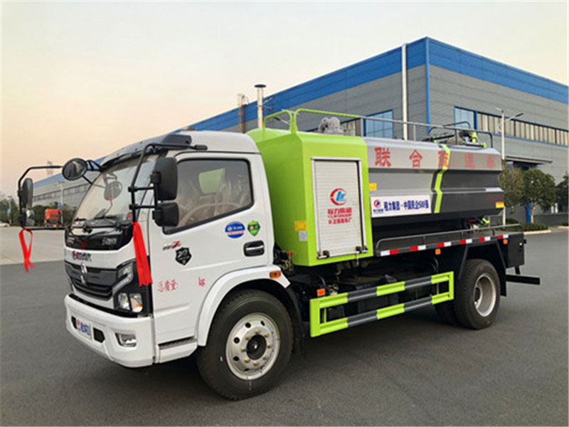 國六東風大多利卡聯和疏通車污罐7.7方 清水2.7方