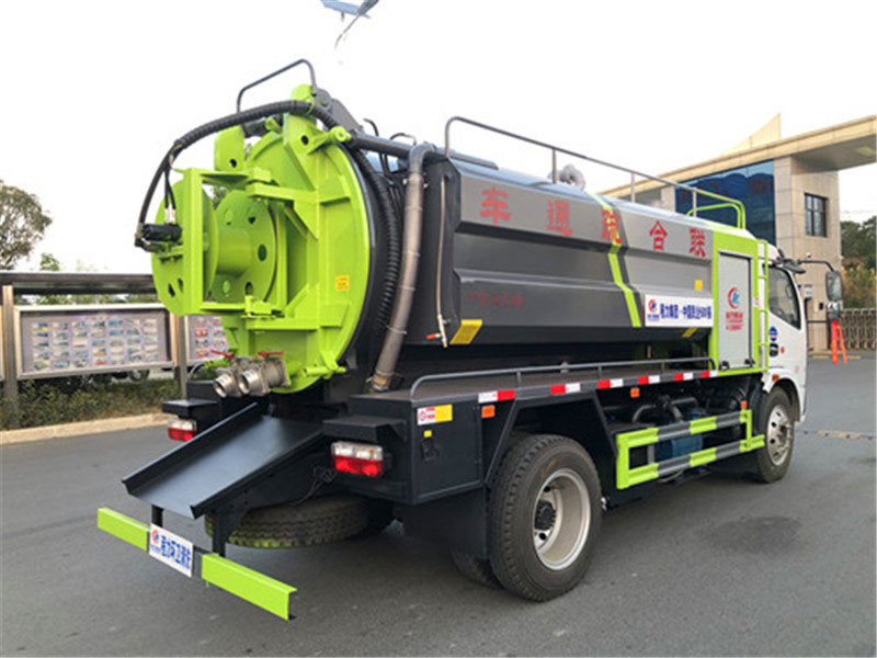 國六東風大多利卡聯和疏通車污罐7.7方 清水2.7方