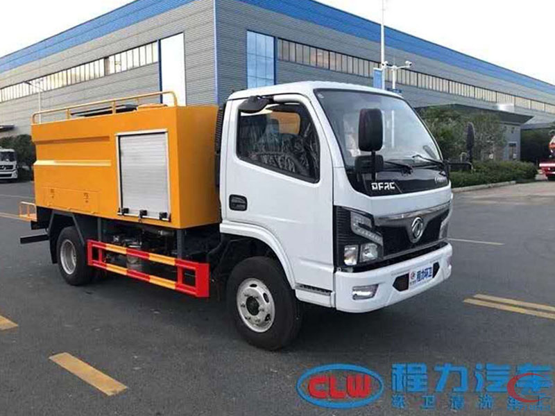 國六東風福瑞卡藍牌高壓清洗車