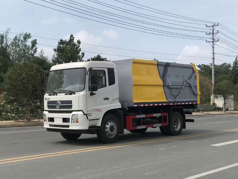 國六東風天錦15方對接垃圾車