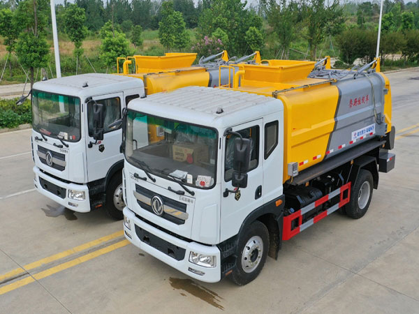 國(guó)六東風(fēng)D9 9.5方餐廚廂式垃圾車