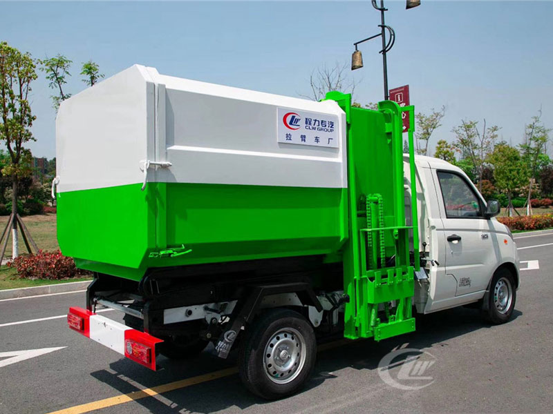 國六3方藍牌福田祥菱掛桶垃圾車