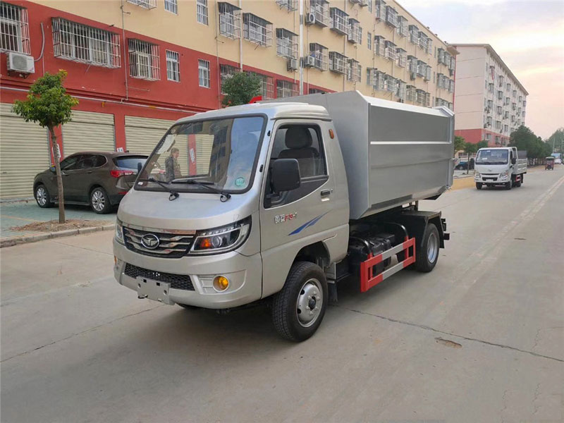 國六3方藍牌唐駿歐鈴掛桶垃圾車