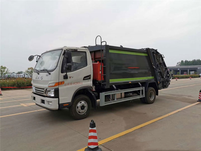國六8立方江淮V7壓縮垃圾車