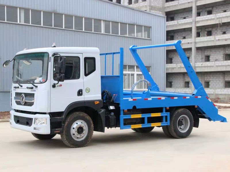 國六10立方東風D9擺臂垃圾車
