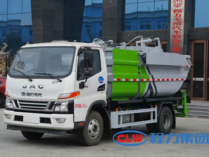 國六江淮駿鈴V6后裝無泄漏垃圾車