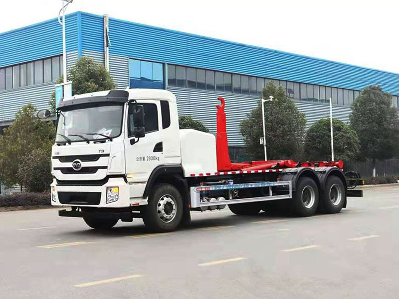 國六比亞迪T9純電動車廂可卸式垃圾車