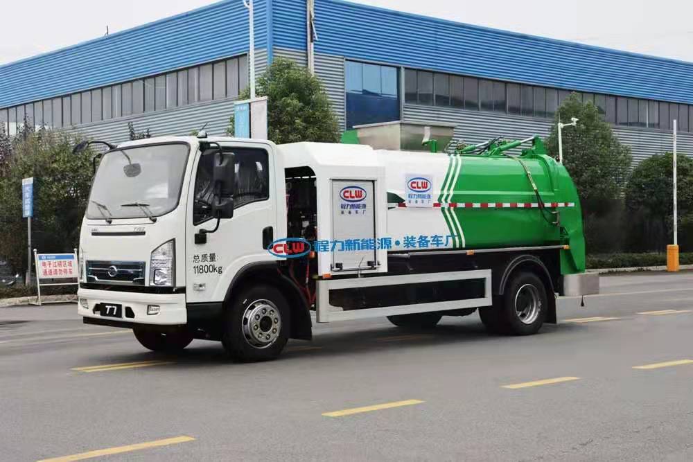 國六程力純電動餐廚垃圾車