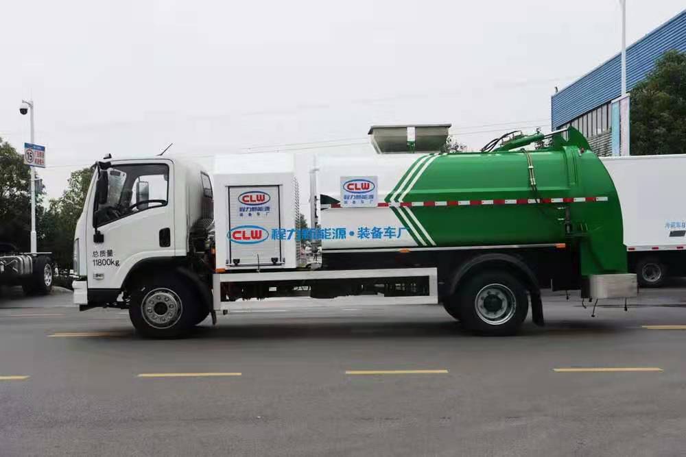 國六程力純電動餐廚垃圾車