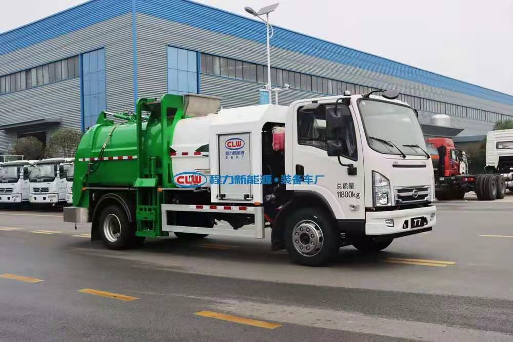 國六程力純電動餐廚垃圾車