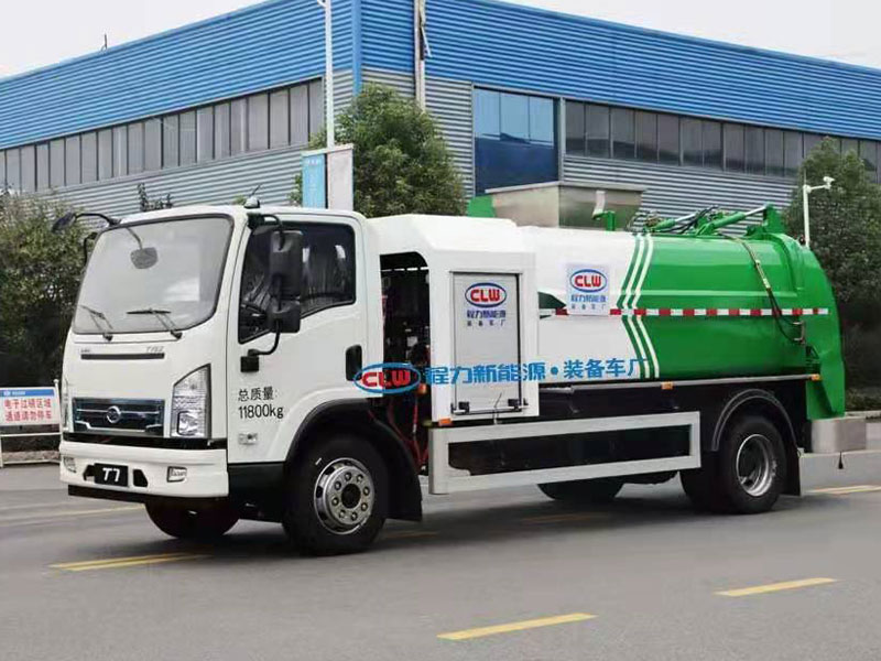 國六程力純電動餐廚垃圾車