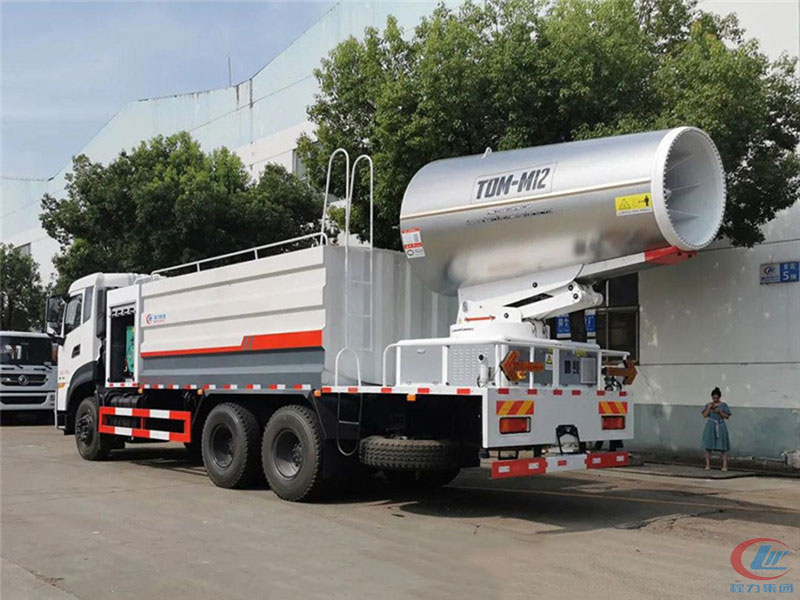 國六東風(fēng)天龍后雙橋16噸方罐抑塵車