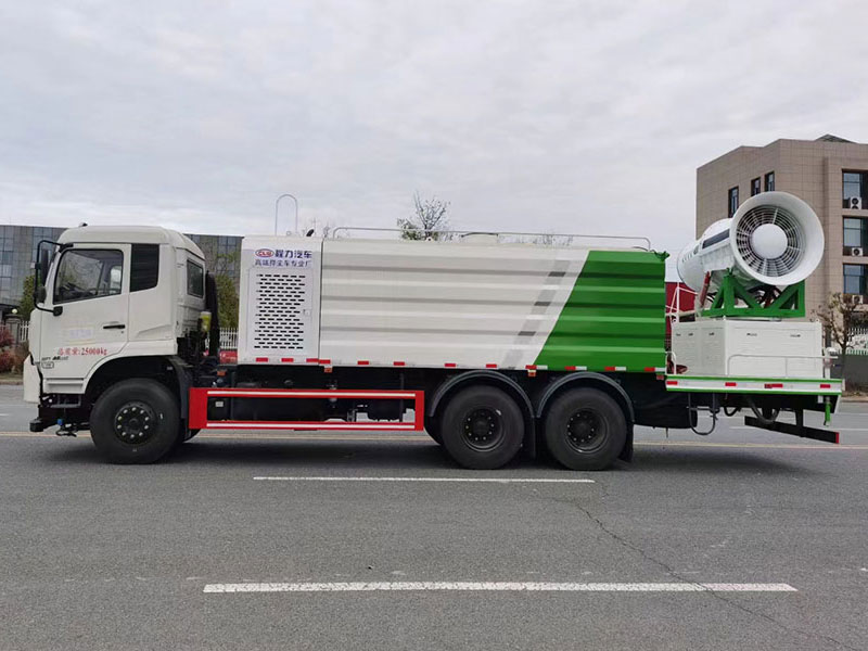 國六東風天錦后雙橋多功能抑塵車