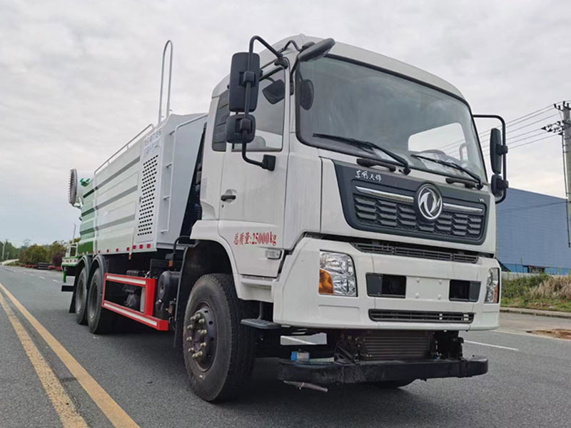 國六東風天錦后雙橋多功能抑塵車